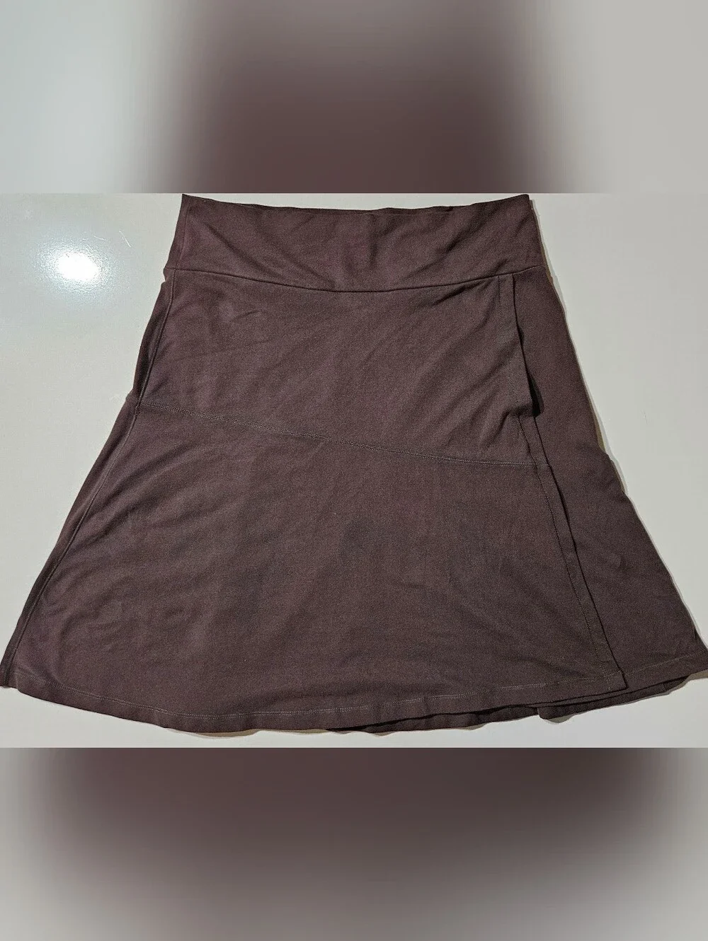 Athleta Brown Athletic Skirt Women's Medium M Stretch Tennis Golf Activewear.